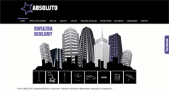 Desktop Screenshot of absoluto.com.pl
