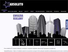 Tablet Screenshot of absoluto.com.pl